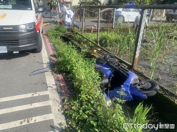 ▲▼花蓮吉安鄉20日上午發生一起死亡車禍，張姓男子騎機車撞上轎車，經送醫急救仍不治過世。（圖／記者柯政誟翻攝）