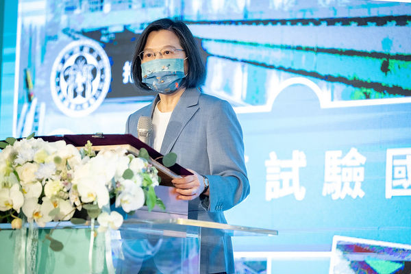 ▲▼總統蔡英文出席「船模試驗國家隊成立大會」。（圖／總統府提供）