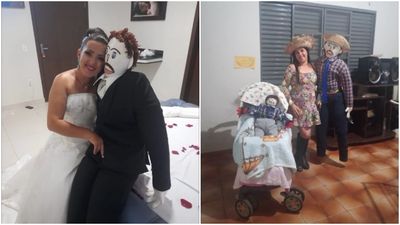 巴西女愛上布偶辦婚禮出嫁！　「懷孕生下布偶寶寶」醫護全程陪同