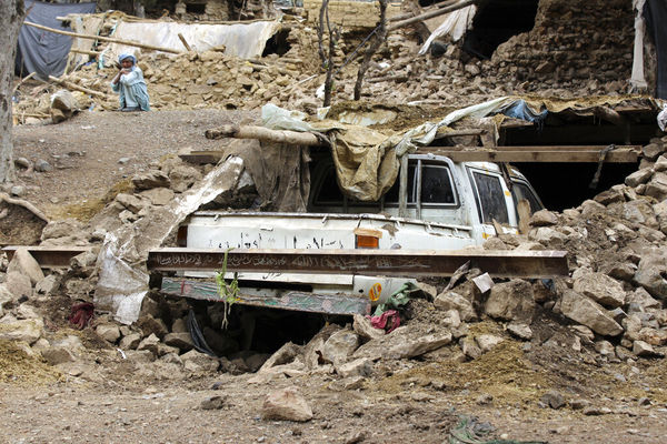 ღ▼阿富汗22日凌晨發生規模6.1地震已知2600多人死傷。（Picture /達志影像／美聯社）
