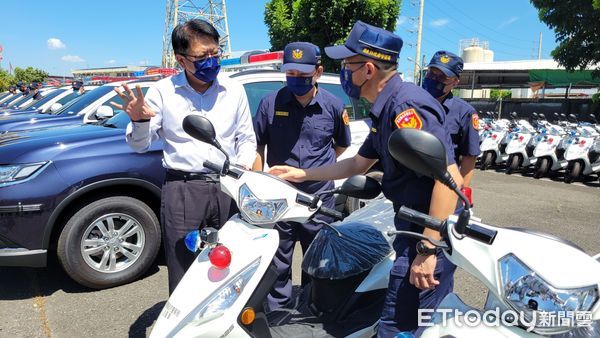 ▲屏東縣政府新購185輛新警車            。（圖／記者陳崑福翻攝，下同）