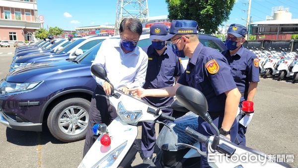 ▲屏東縣政府新購185輛新警車            。（圖／記者陳崑福翻攝，下同）