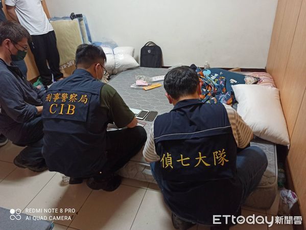 ▲刑事局偵七大隊23日宣布破獲投資吸金詐騙集團，共逮捕48名涉案犯嫌、其中包過涉及信義夜店殺警案的中山聯盟成員陳威宇。（圖／記者張君豪翻攝）