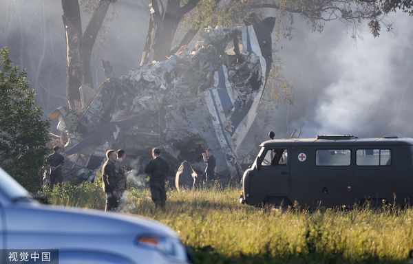 ▲▼ 俄羅斯24日一架軍用運輸機墜毀。（圖／CFP）