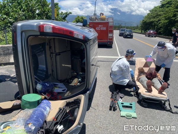 ▲潮州通朝三巷24日中午發生車禍            。（圖／民眾提供，下同）