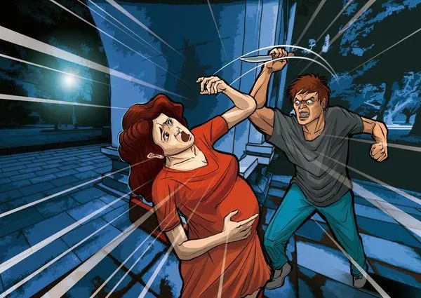 張志偉（右）不顧唐姓女老師（左）懷有身孕，殘忍在高雄左營孔廟內將她殺害。