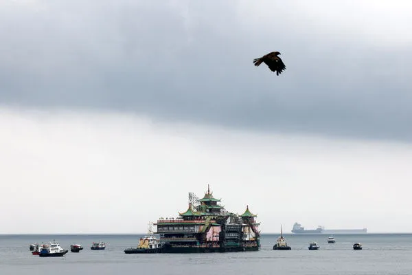 ▲▼珍寶海鮮舫。（圖／路透社）