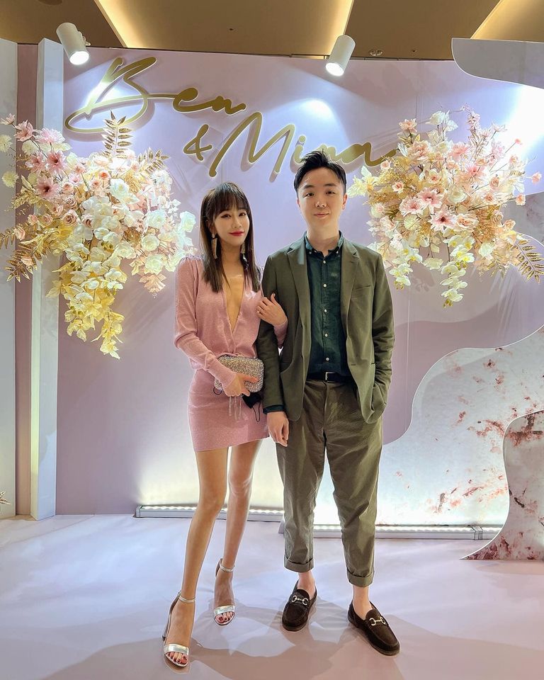 ▲林佩瑤喝喜酒「穿超辣」！。（圖／翻攝自林佩瑤臉書）