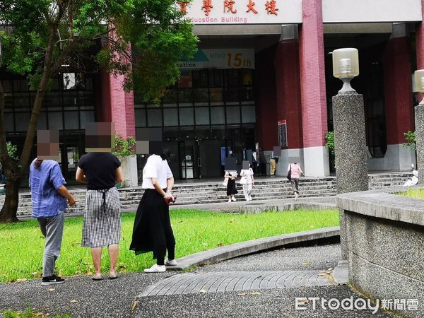 ▲▼台北市師範大學，教育學院大樓，發生墜樓意外。（圖／記者黃彥傑攝）