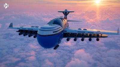 核動力「飛行飯店」享受雲端美景！　網見概念影片酸：新鐵達尼號　