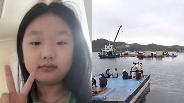 ▲▼女童趙有娜一家消失將近1個月，29日上午正在進行座車打撈工作。（圖／翻攝自YouTube@JTBC News）