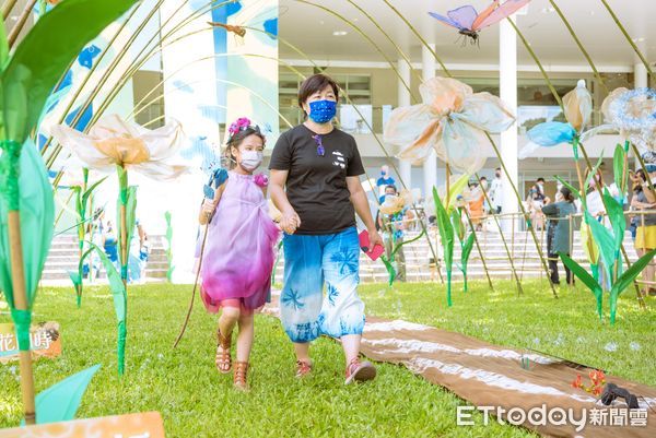 ▲台灣綠工藝假日廣場推出「蝴蝶的孩子-大地童顏服裝秀」活動。（圖／國立台灣工藝研究發展中心提供，下同）