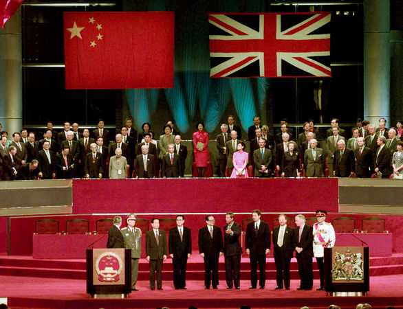 ▲▼ 香港回歸25週年,1997年交接。（圖／路透）