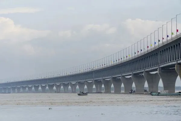 ▲▼被孟加拉人民譽為「夢想之橋」的帕德瑪大橋。           。（圖／翻攝 中鐵大橋局集團）