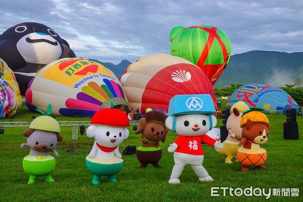 ▲2022台灣國際熱氣球嘉年華盛大開幕。（圖／記者楊漢聲翻攝）