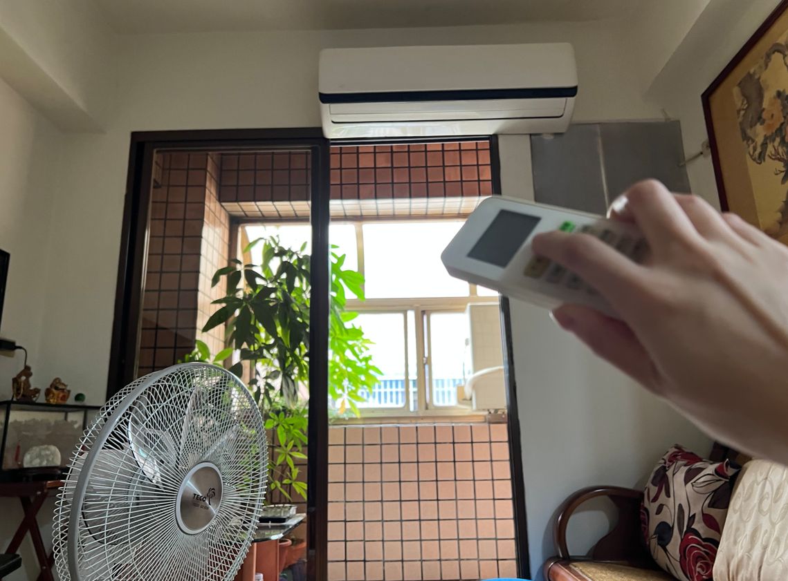▲▼冷氣電扇（圖／記者劉維榛攝）