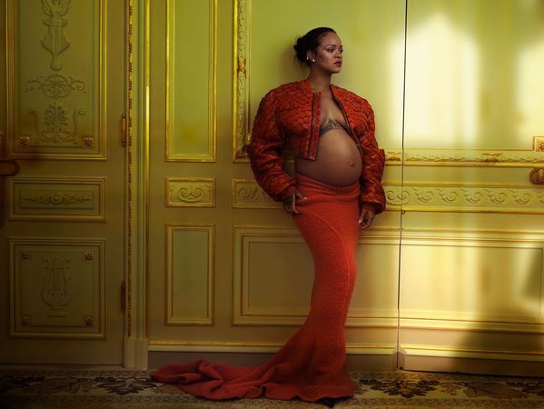▲蕾哈娜懷孕前時常挺孕肚出席場合，或上傳孕肚美照。（圖／翻攝自Instagram／badgalriri）