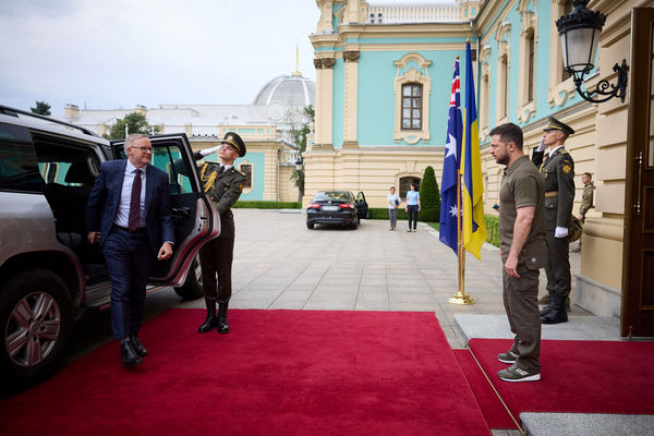 ▲▼澳洲總理訪烏克蘭。（圖／路透）