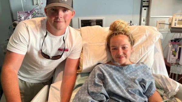 17歲少女右腿被咬住爆血尖叫　哥哥出拳狂揍「鯊魚鼻」驚險救人。（圖／翻攝自募款網站GoFundMe）