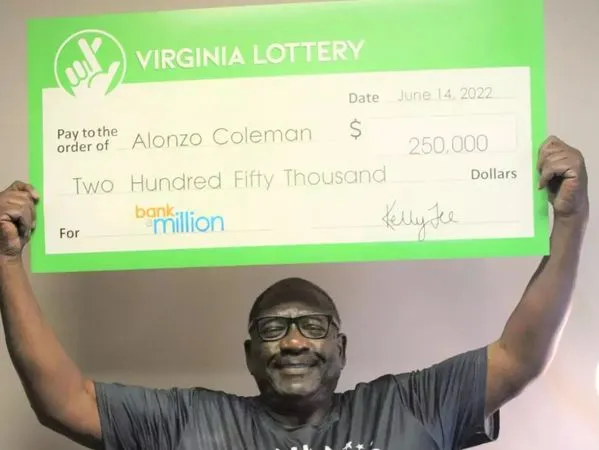 ▲▼科爾曼夢到了一組彩票號碼，沒想到竟讓他贏得了25萬美元的獎金。（圖／翻攝自Virginia Lottery）