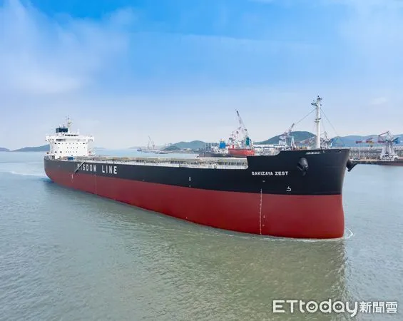 ▲慧洋6月底新交的環保節能船「Sakizaya Zest」           。（圖／慧洋提供）