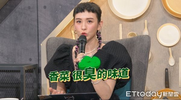 ▲魏如昀表示討厭香菜，但選手做的意外好吃。（圖／翻攝料理之王3）