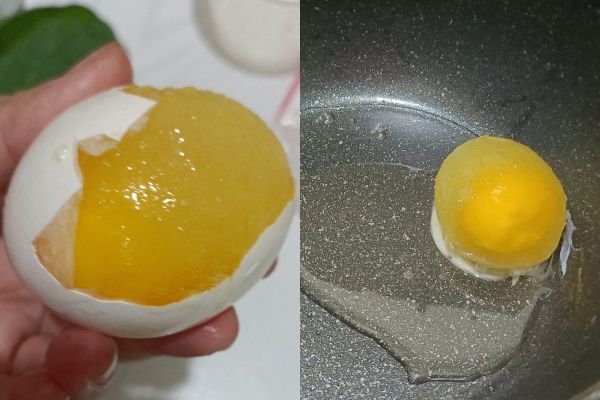 雞蛋放冰箱結凍，內行曝切片煎超讚。（圖／翻攝自Facebook／廚藝公社）