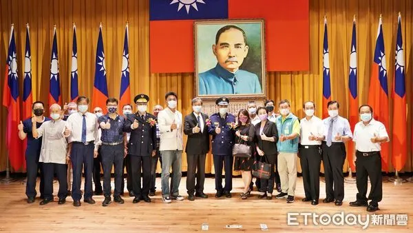 ▲基隆新任民防大隊長布達 林永發勉防衛市民生命財產安全。（圖／記者郭世賢翻攝）