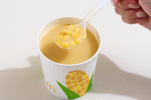 「玉米湯」為由台灣團隊獨創，僅在台常駐販售。（翻攝 麥當勞季報官網）