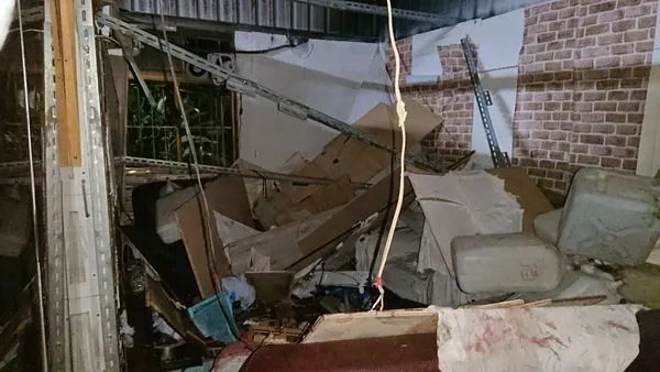 ▲▼新北芝山工寮意外。（圖／記者陳以昇翻攝）