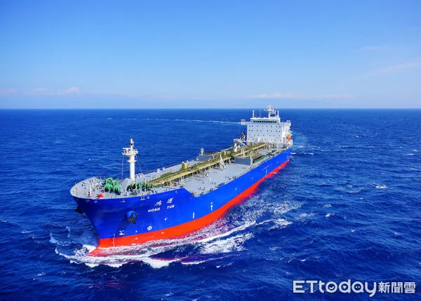▲台船上一次為中油建造的4萬噸級成品油輪「鴻運輪」是在2017年1月交船。（圖／台船提供）