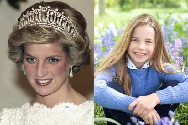 ▲▼黛安娜王妃和夏綠蒂公主長相神似。（圖／達志影像／美聯社、翻攝自dukeandduchessofcambridge IG）