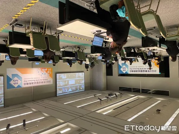 ▲貿協辦理「2022年東協暨紐澳商機日」，搭建戰情室媒合143家臺灣廠商與65家買主進行200場次線上洽談。（圖／貿協提供）