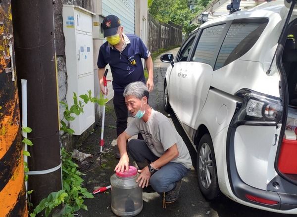 ▲桃園某社區逾月通報3次蛇出沒