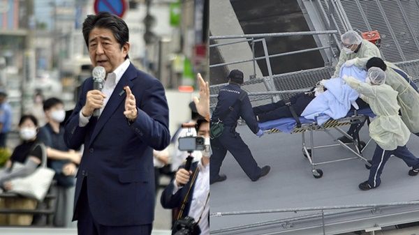 ▲▼ 日本前首相安倍晉三8日上午遭槍擊。（圖／達志影像／美聯社）