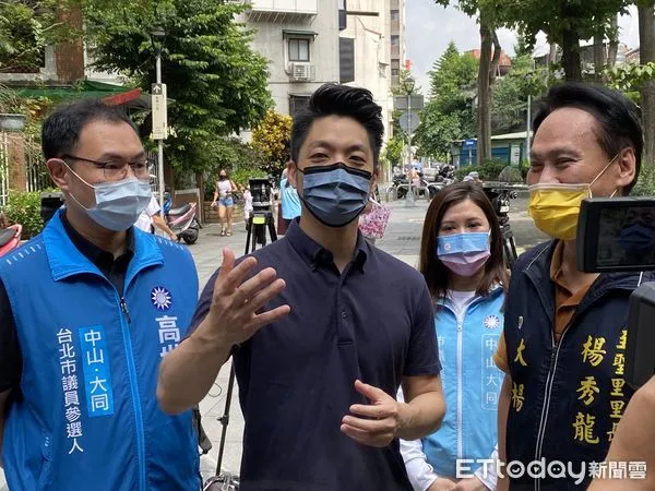 ▲▼ 國民黨台北市參選人蔣萬安出席里民活動。（圖／記者崔至雲攝）