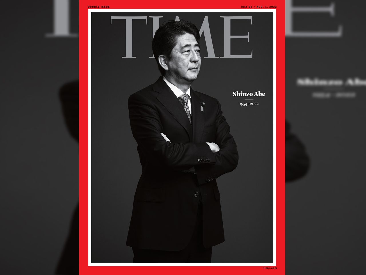安倍晉三登《時代》雜誌封面1張「黑白遺像」悼日本在位最久首相
