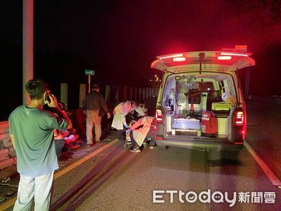 後龍好望角賞夜景北返　女騎士看導航逆向上西濱！與轎車擦撞骨折