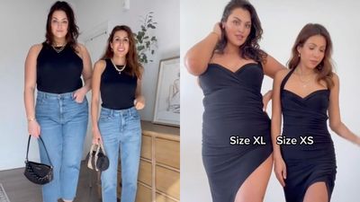 她專發「同款衣服XL、XS感覺不同」　做最親近示範