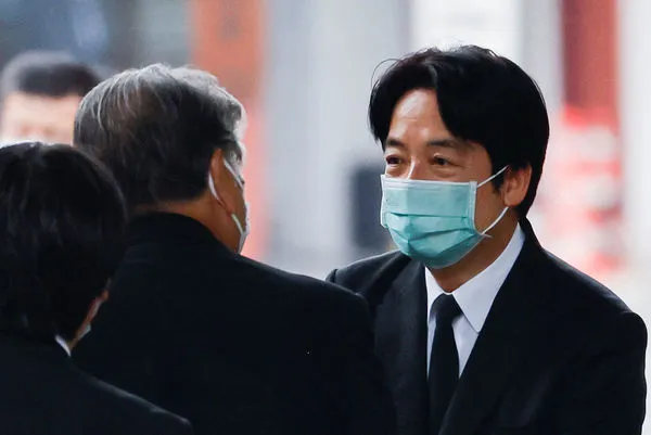 ▲▼副總統賴清德至增上寺參加安倍葬禮。（圖／路透）