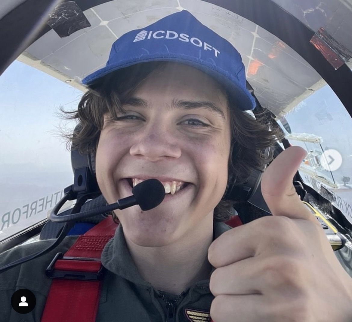 ▲▼16歲麥克（Mack Rutherford）挑戰獨駕飛機環繞世界最年輕紀錄，預計7月16日左右飛抵台北松山機場。（圖／翻攝Mack IG）