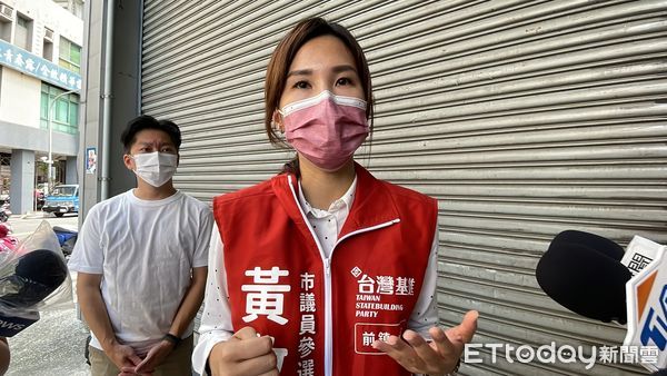 ▲▼復航空難倖存空姐、台灣基進小港、前鎮高雄市議員參選人黃敬雅。（圖／記者吳世龍攝）