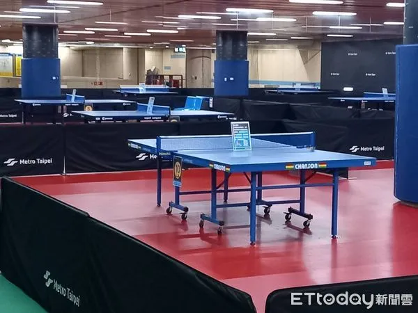 ▲▼台北捷運公司捷運板橋站設立「捷運桌球場」。（圖／記者袁茵攝）