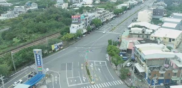 ▲中華路六段、內湖路口現況空拍照。（圖／新竹市政府提供）