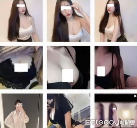 ▲▼楊嫌10人申請IG帳號放上美女半露酥胸照，吸引被害人注意，進而搏感情騙投資。（圖／記者邱中岳翻攝）