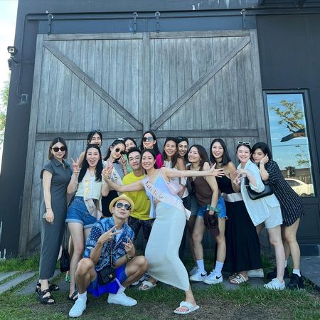 ▲▼楊祐寧31日舉行婚禮，老婆Melinda婚禮前開趴超辣。（圖／翻攝自IG／楊祐寧、Melinda）