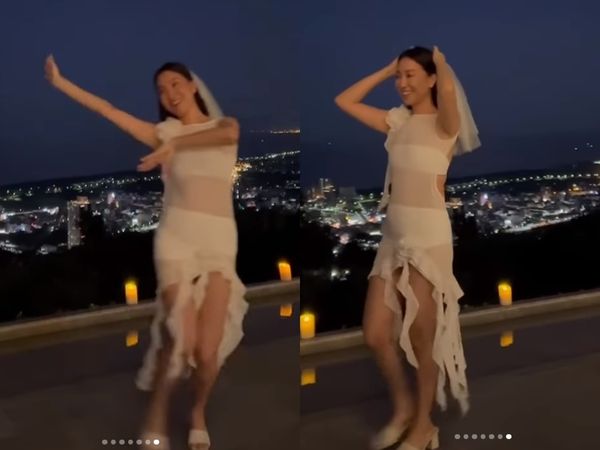 ▲▼楊祐寧31日舉行婚禮，老婆Melinda婚禮前開趴超辣。（圖／翻攝自IG／楊祐寧、Melinda）