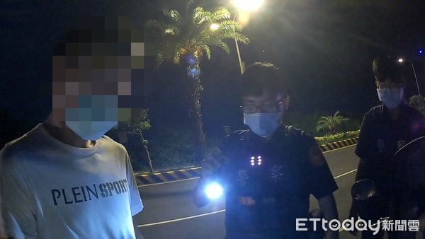 ▲台南市警三分局安南派出所，落實巡查緝獲毒品通緝犯蔡姓男子歸案。（圖／記者林悅翻攝，下同）