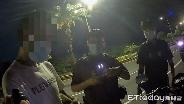 ▲台南市警三分局安南派出所，落實巡查緝獲毒品通緝犯蔡姓男子歸案。（圖／記者林悅翻攝，下同）