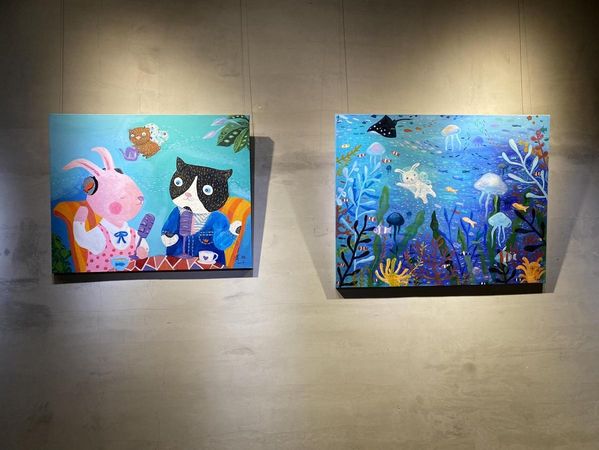 吳淡如展覽畫作全被買走　可愛小動物揭悲慘童年回憶